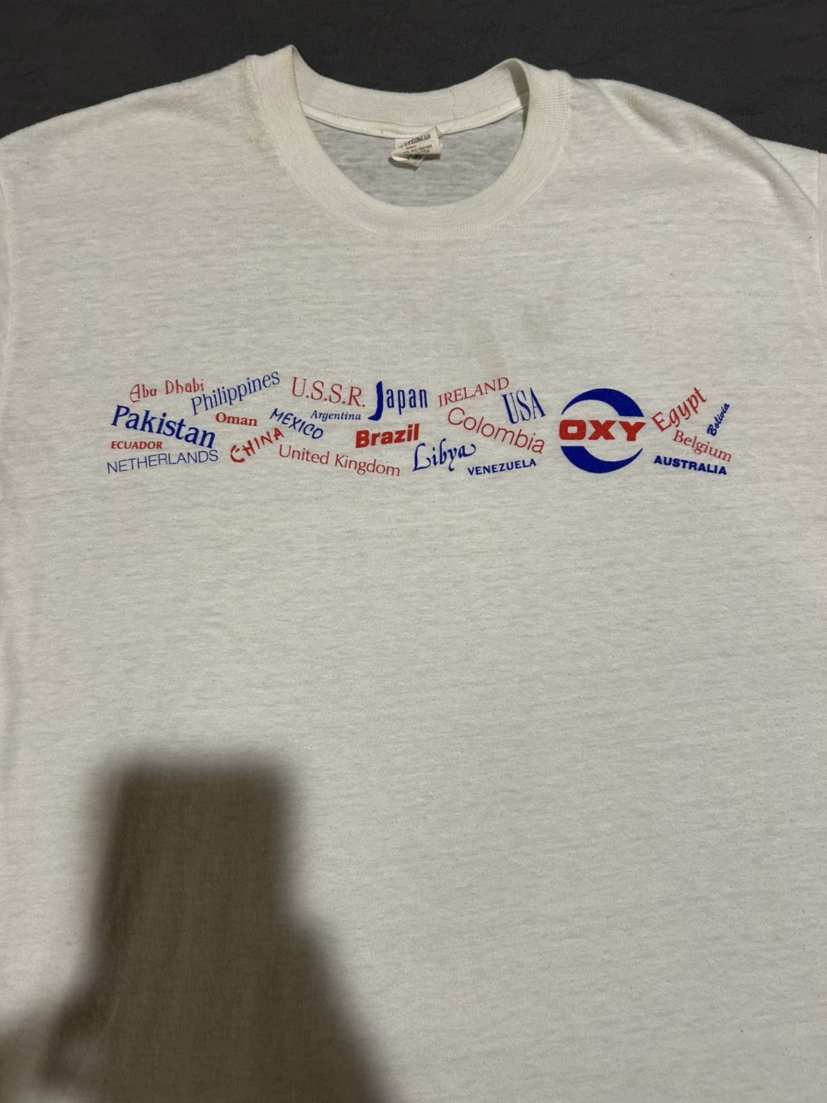 Vintage Vintage 90’s “Oxy” Cleaning company world t-shirt Size US L / EU 52-54 / 3 - 2 Thumbnail
