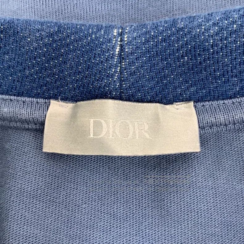 Dior Dior Blue pocket logo letter embroidery cotton round-neck Size US S / EU 44-46 / 1 - 6 Thumbnail