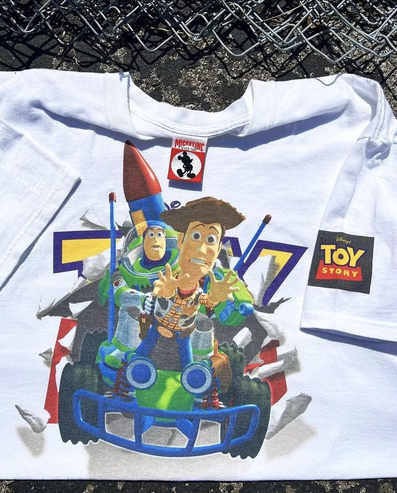 Vintage VINTAGE Disney Shirt Adult Large Toy Story Woody Size US L / EU 52-54 / 3 - 1 Thumbnail