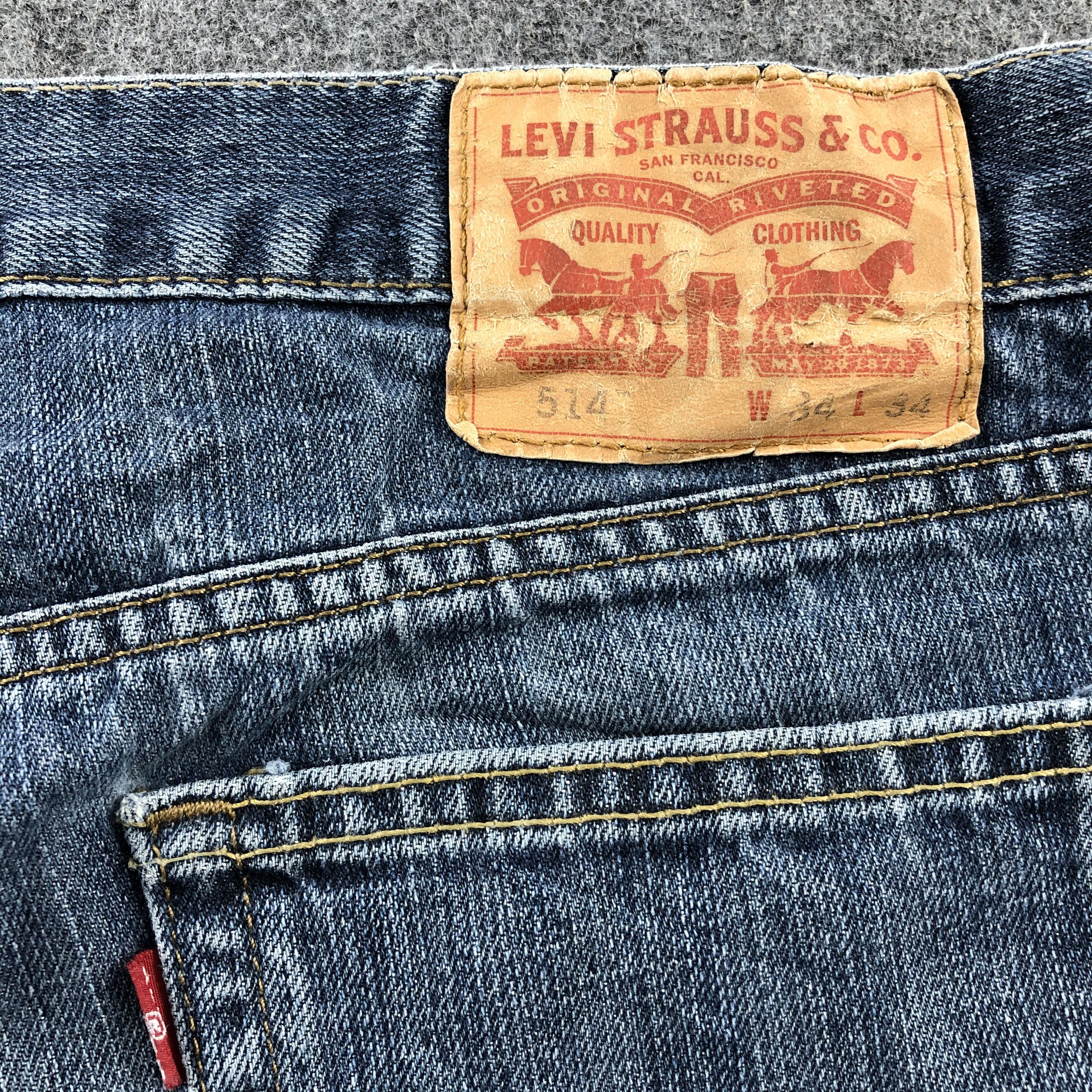 Levi's × Vintage Vintage Blue Wash Levis 514 Jeans-JM1783 Size US 35 - 6 Thumbnail