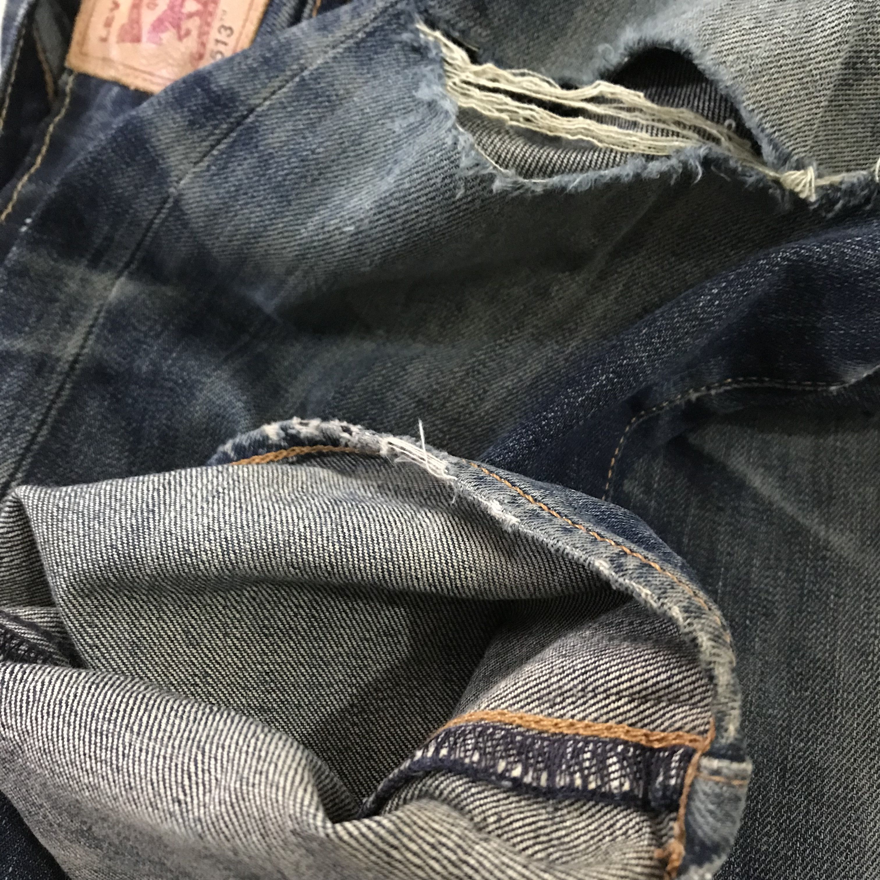 Levi's Vintage Levi's 513 Stone Washed Blue Light Washed Jeans Size US 30 / EU 46 - 15 Thumbnail