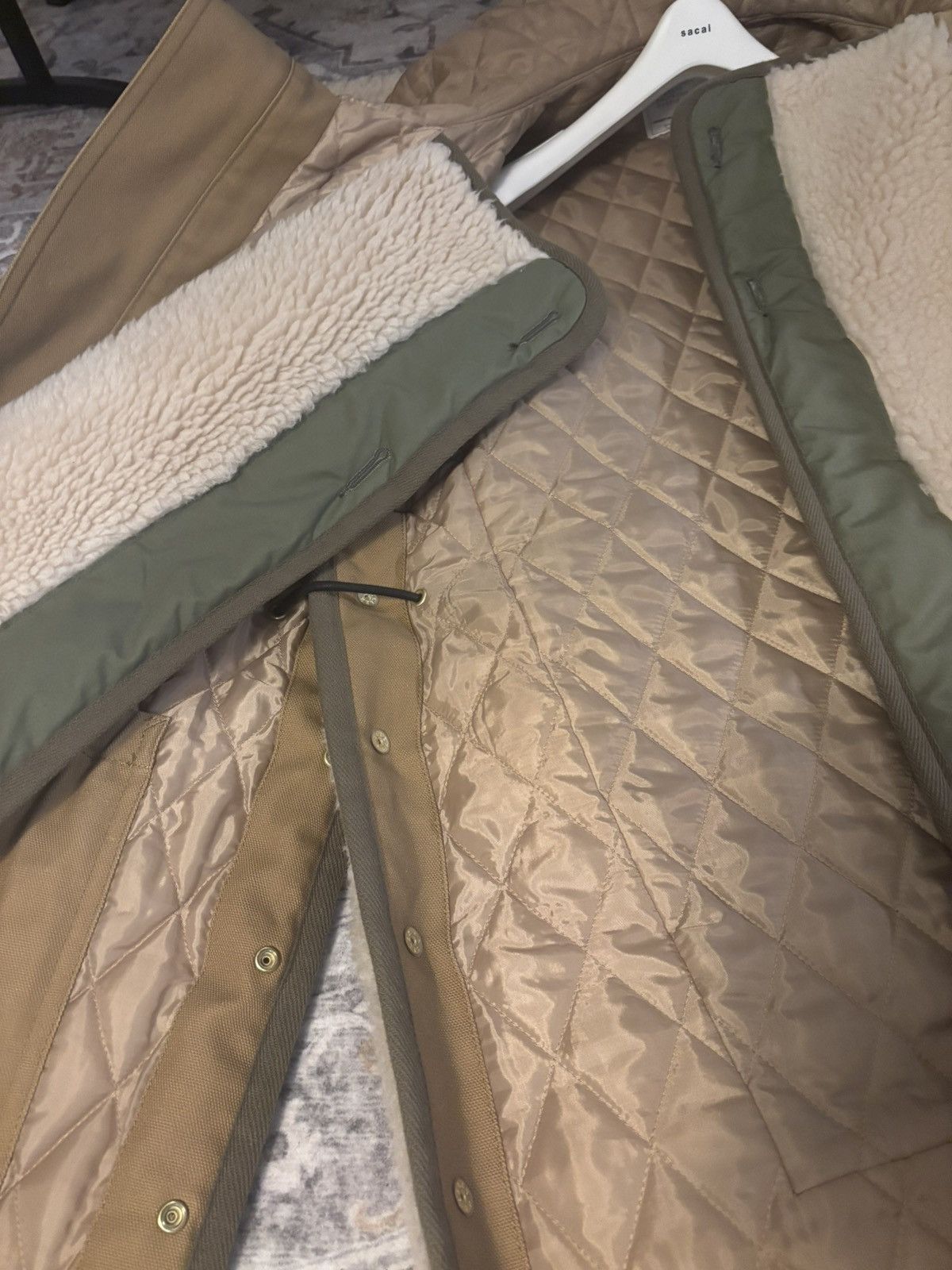 Carhartt Wip × Sacai sacai Carhartt WIP Canvas Parka Siberian 23AW Size US S / EU 44-46 / 1 - 6 Thumbnail