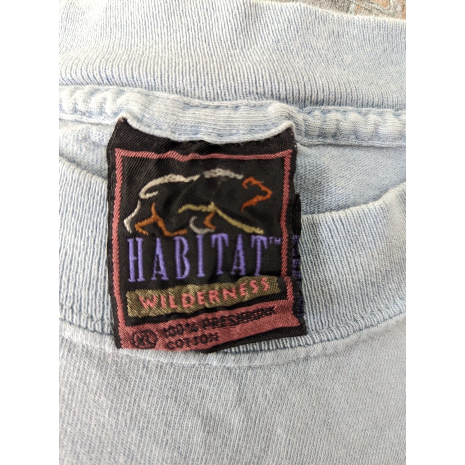 Habitat VINTAGE Habitat American Eagle T-Shirt Beaver Creek Reserve Mens XL Blue Cotton Crew Neck Short Sleeve Pathetic? Size US XL / EU 56 / 4 - 4 Thumbnail