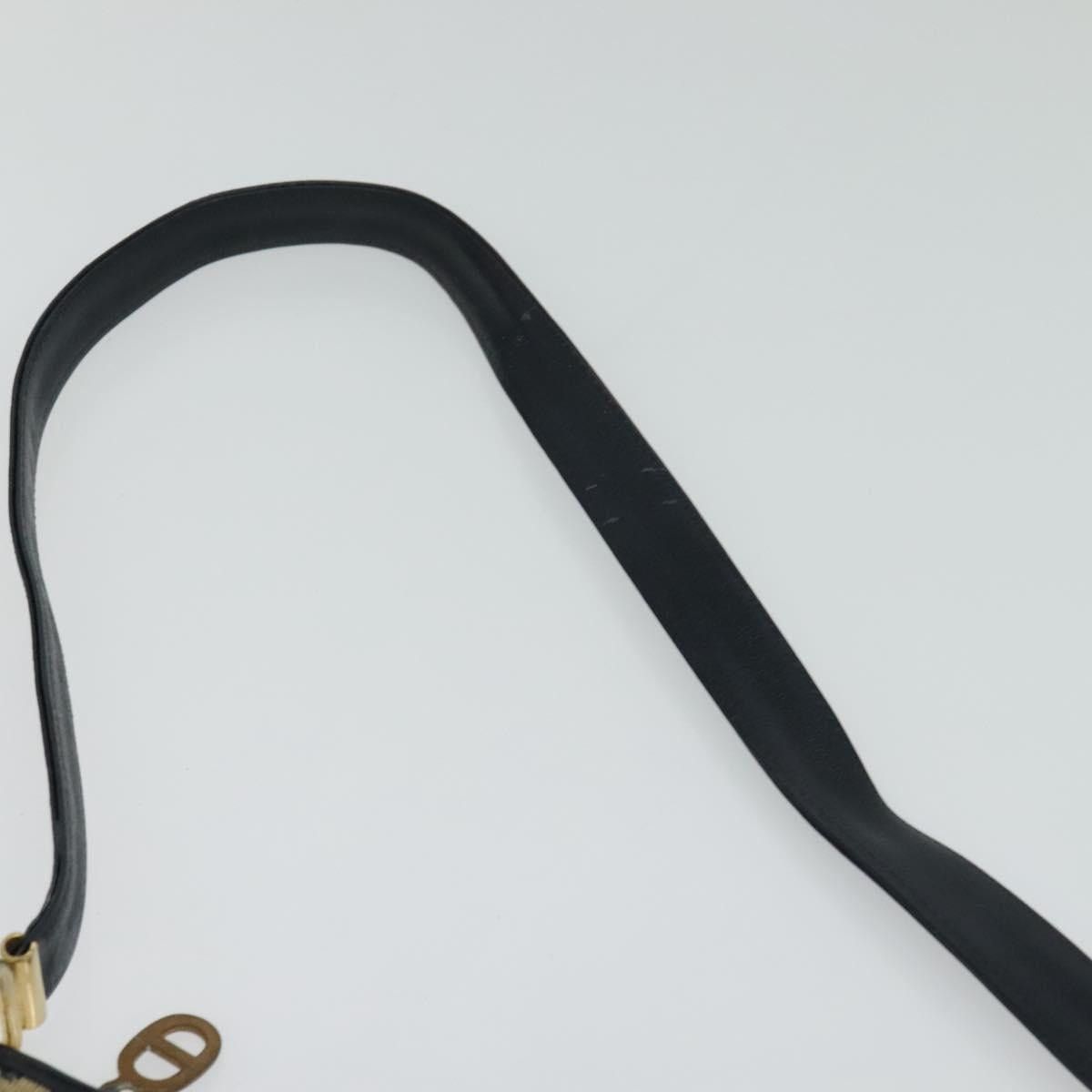 Dior DIOR Trotter Canvas Shoulder Bag Navy Gold Size ONE SIZE - 8 Thumbnail