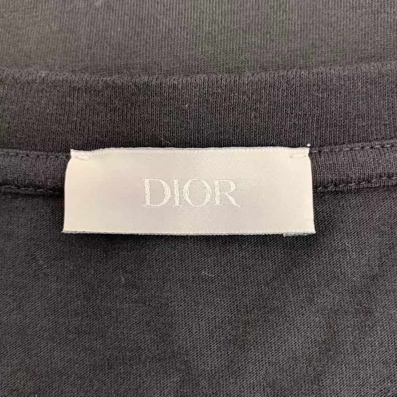 Dior Dior Black floral dinosaur print cotton round-neck short-sl Size US M / EU 48-50 / 2 - 5 Thumbnail