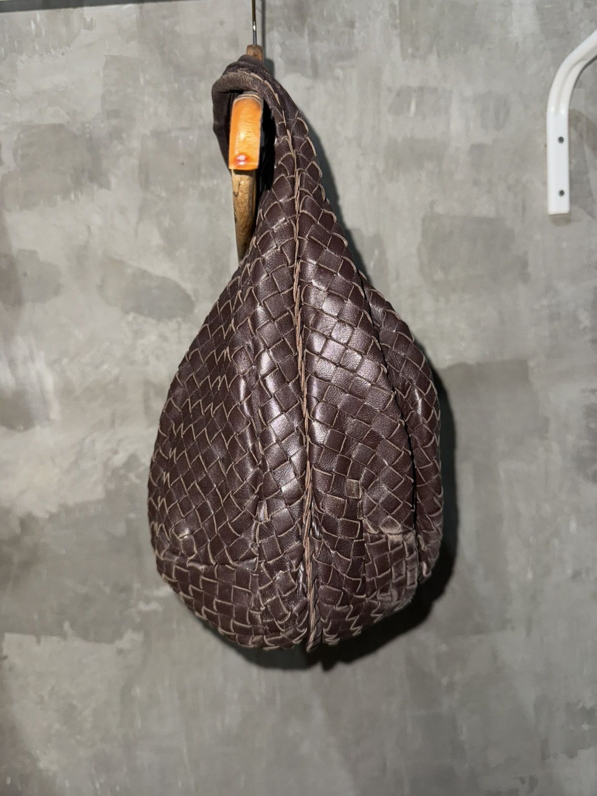 Bottega Veneta Bottega 2010 Brown Intrecciato Woven Nappa Leather Hobo Bag Size ONE SIZE - 3 Thumbnail