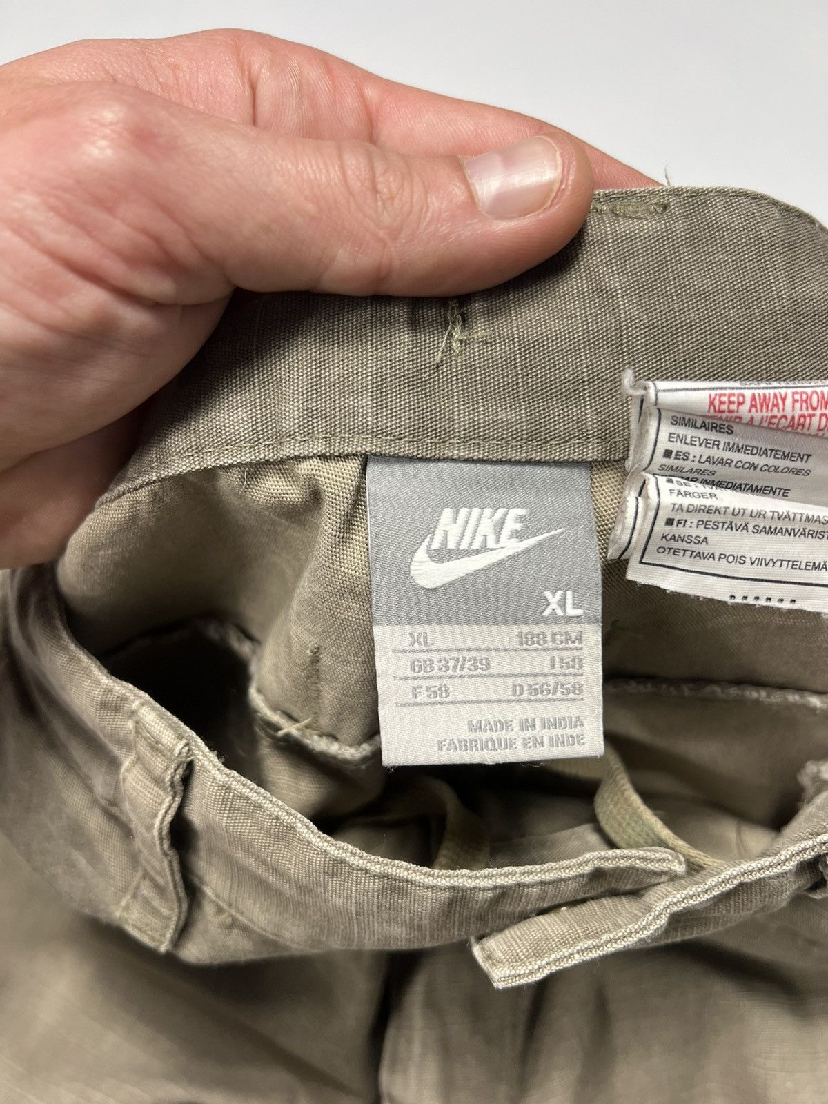 Nike Vintage Nike Corduroy Millitary Style Short Y2K Size US 36 / EU 52 - 7 Thumbnail