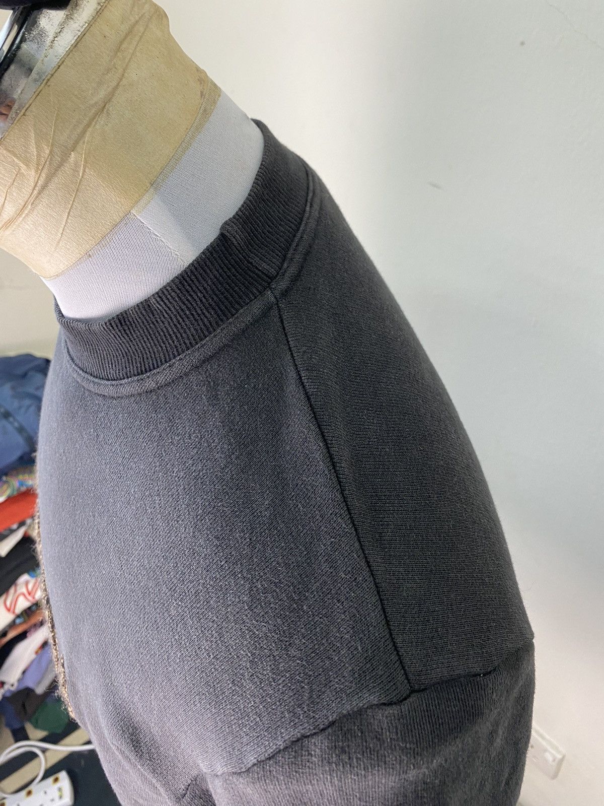 Vintage Fendi black cotton blend sweatshirt