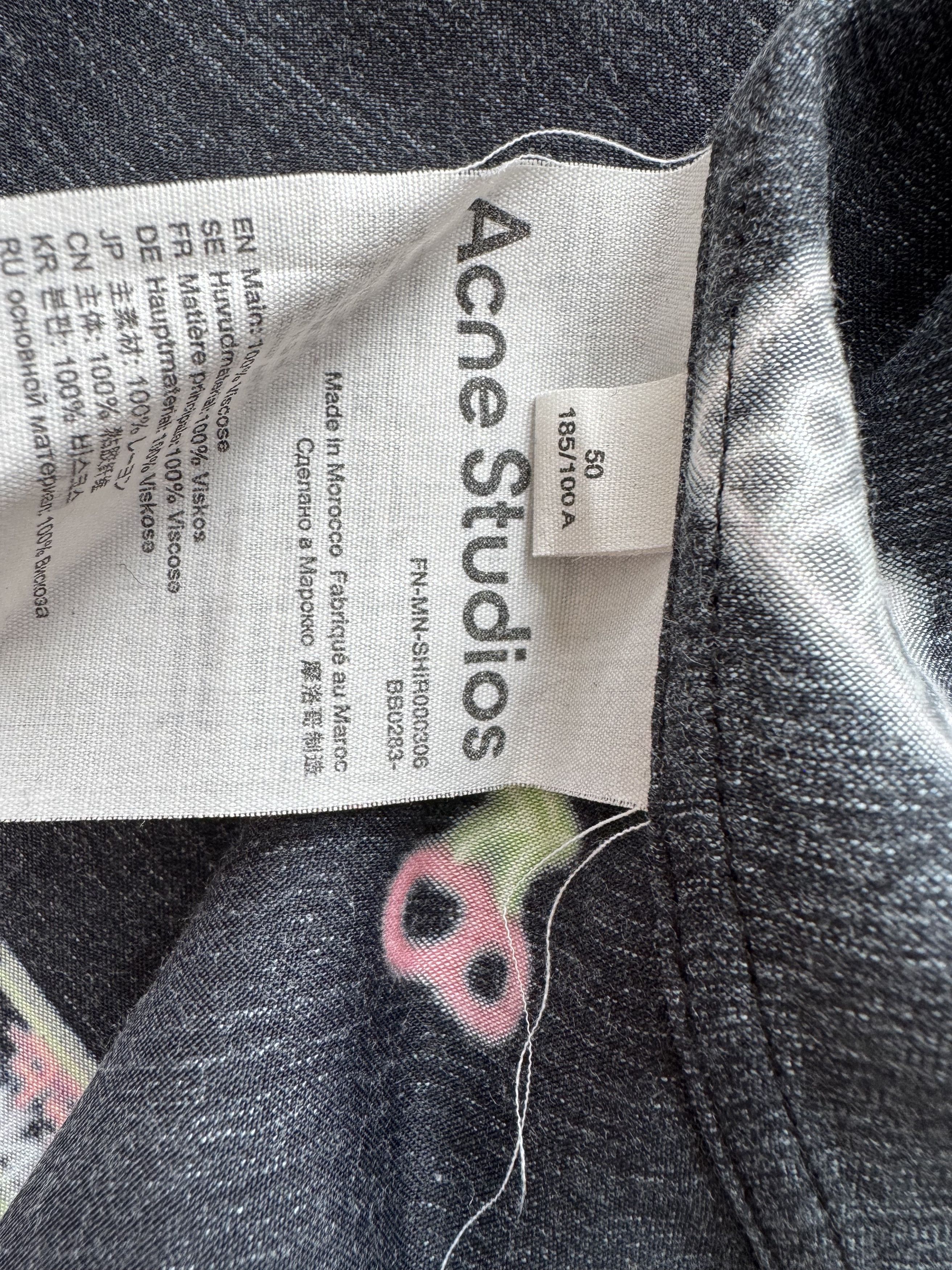 Acne Studios Acne Studios Viscose Long Sleeve Shirt Size US M / EU 48-50 / 2 - 5 Thumbnail