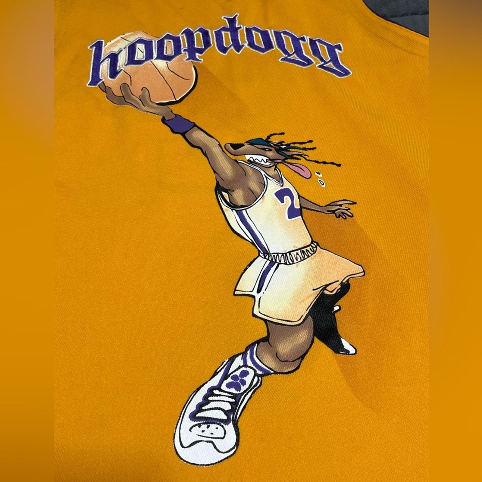 Snoop Dogg Vintage Y2K Snoop Dogg Lakers Hoop Basketball Jersey RARE Size US L / EU 52-54 / 3 - 3 Thumbnail