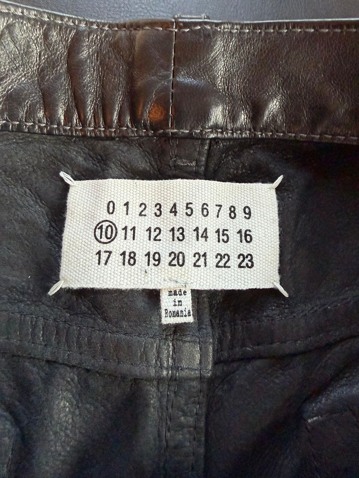 Maison Margiela Maison Margiela leather trousers Size US 29 - 4 Thumbnail