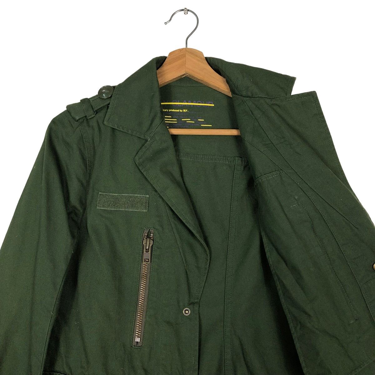 Hysteric Glamour 🔥VINTAGE BIKER MILITARY DESIGN JACKET SLY GLAMOUR JAPAN Size US S / EU 44-46 / 1 - 12 Thumbnail