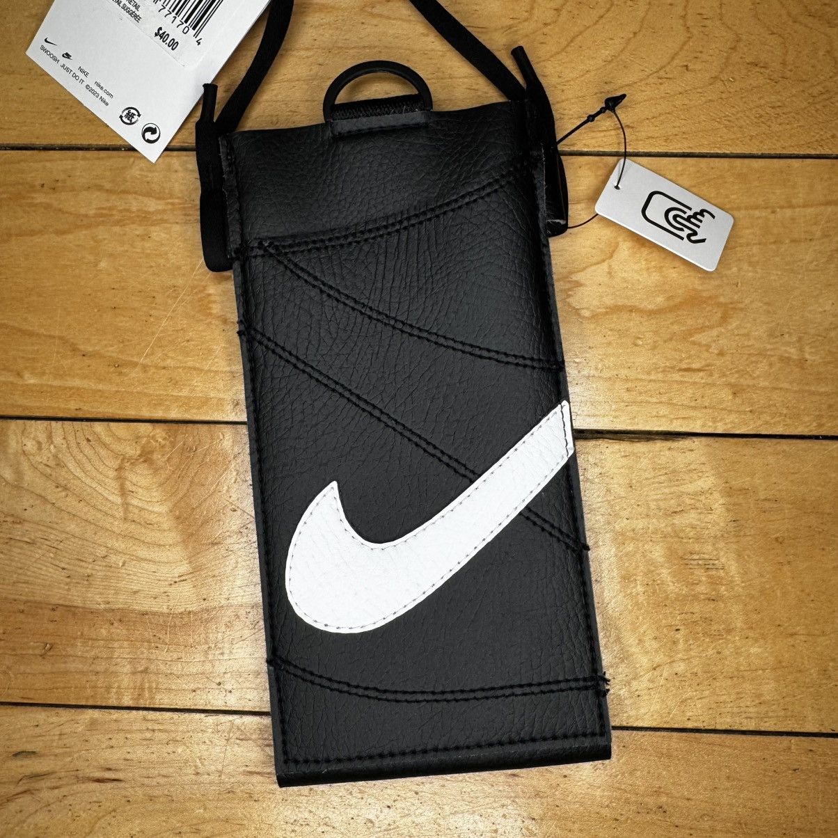 Nike Nike Premium Phone Crossbody Bag Black Tech Touch Window Size ONE SIZE - 1 Thumbnail