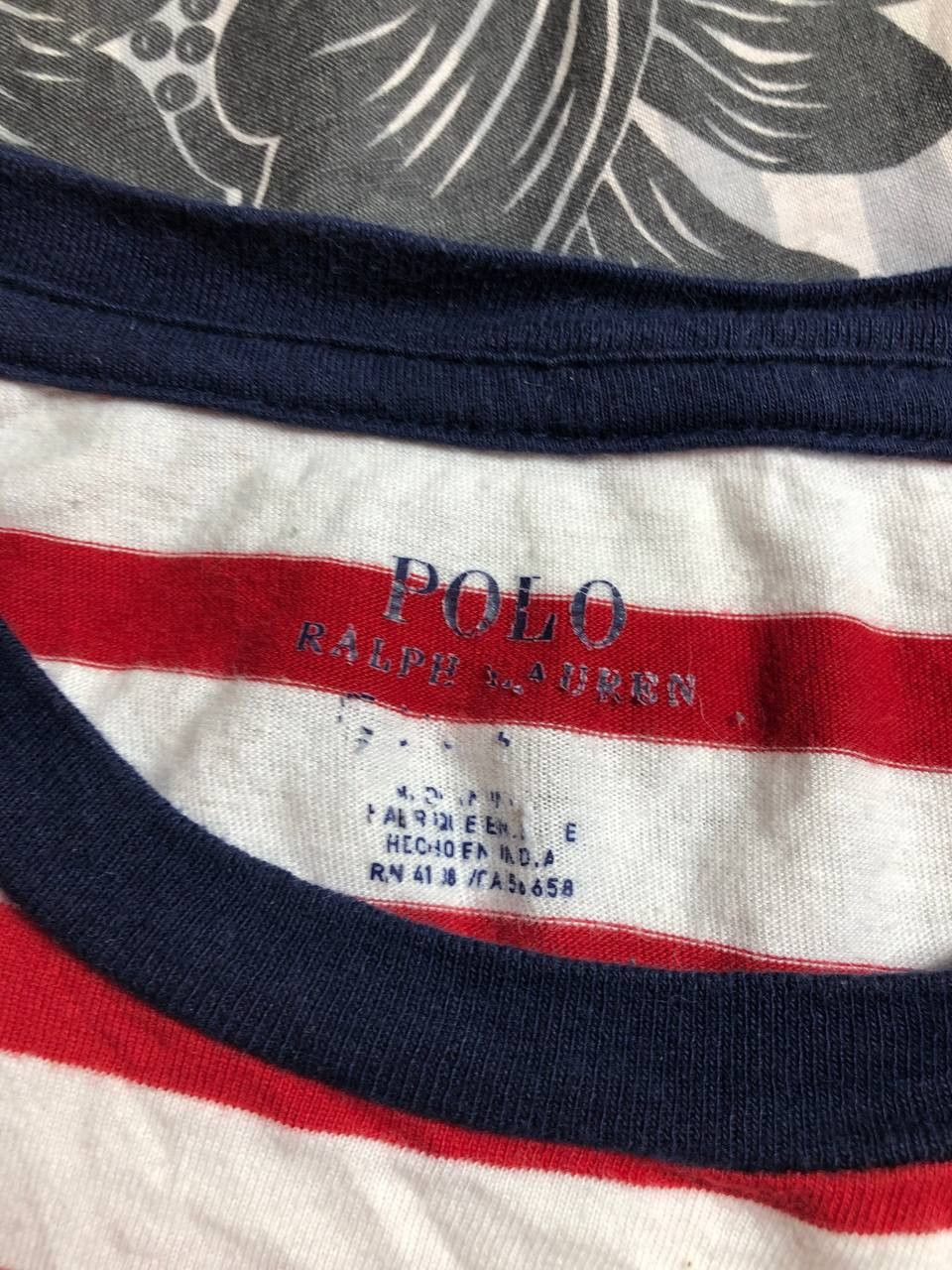 Polo Ralph Lauren Vintage Polo Ralph Lauren striped t-shirt big logo shirt Size US S / EU 44-46 / 1 - 2 Thumbnail