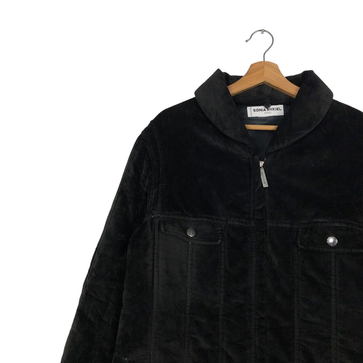 Vintage 🔥VTG ZIPPER VELVET JACKET SONIA RYKIEL PARIS ISSEY MIYAKE Size US M / EU 48-50 / 2 - 9 Thumbnail