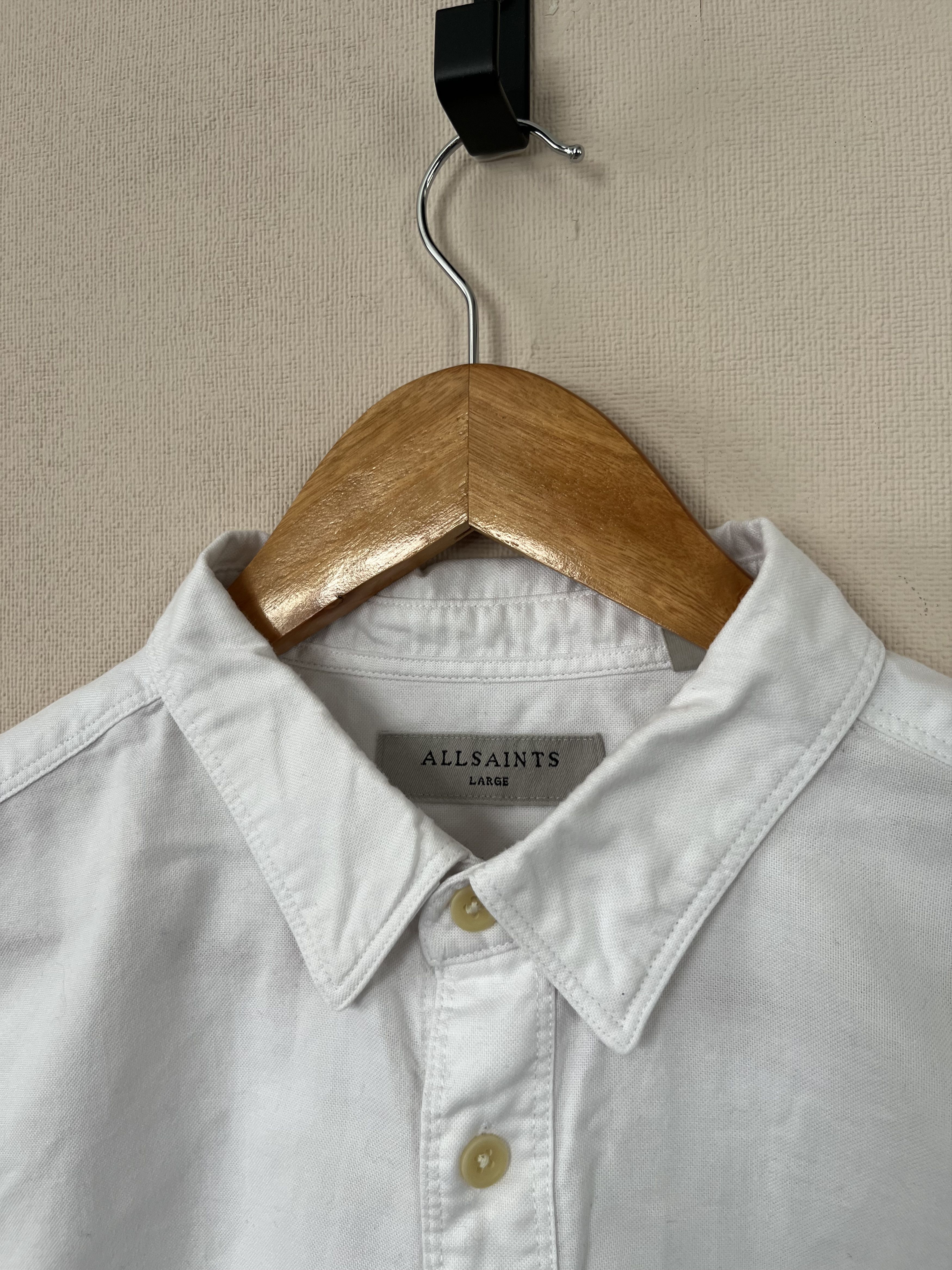 Allsaints ALLSAINTS AZUR LS WHITE SHIRT BUTTON LONGSLEEVE Size US L / EU 52-54 / 3 - 3 Thumbnail