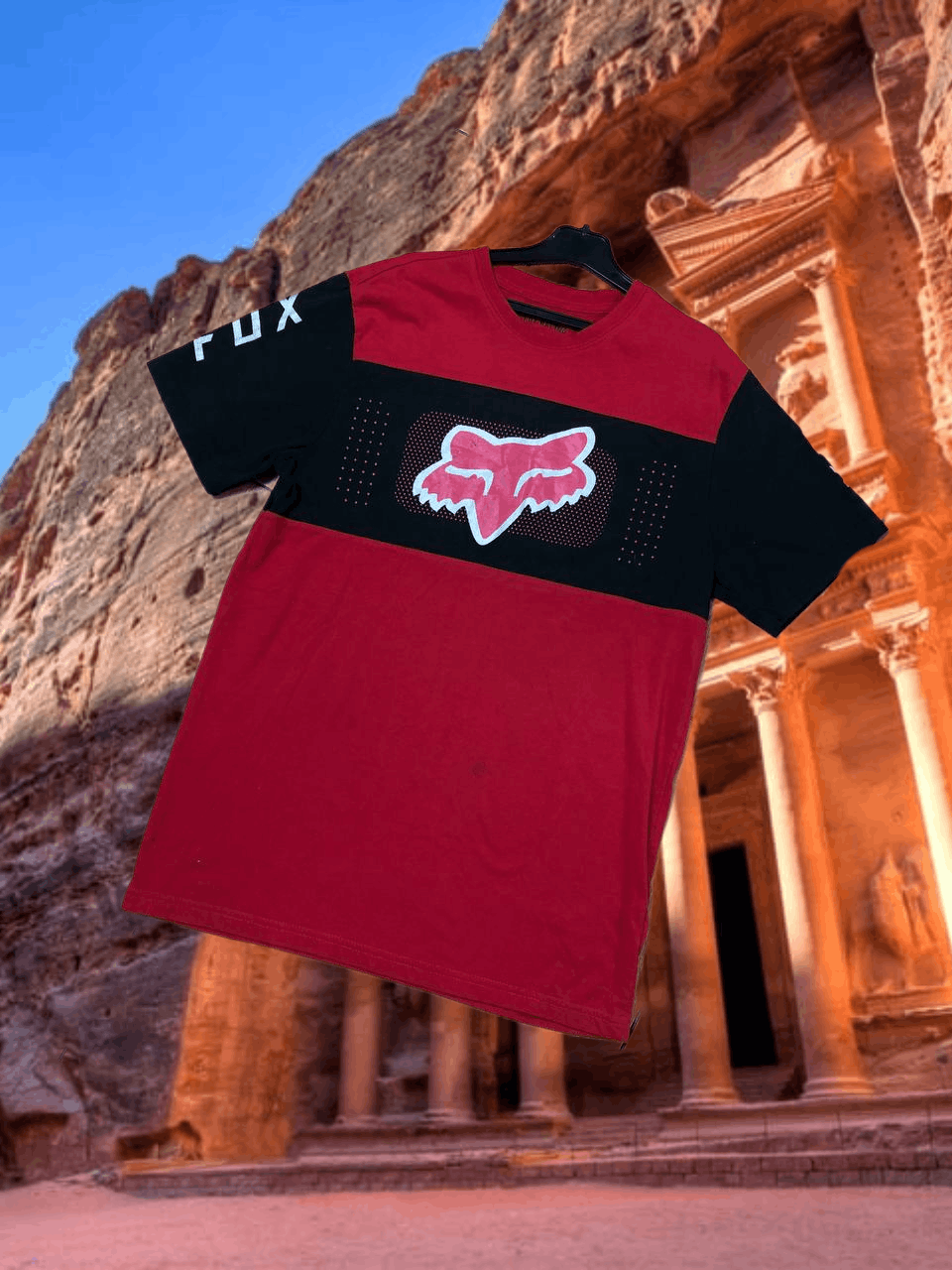 Fox Racing Streetwear T-Shirt Fox Racing big logo Y2K Vintage Size US M / EU 48-50 / 2 - 1 Thumbnail