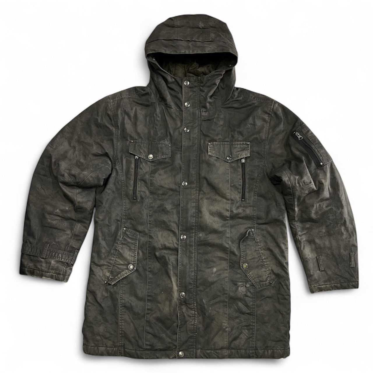 Japanese Brand Splendid satisfaction Wax Jacket Gorpcore Size US XXL / EU 58 / 5 - 1 Thumbnail