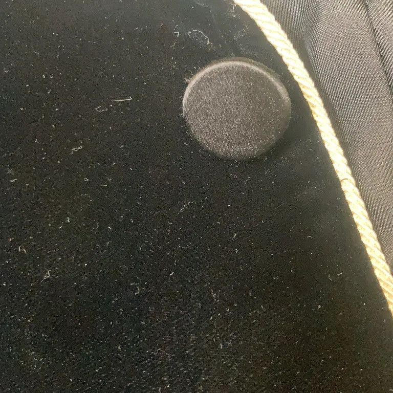 Saint Laurent Paris F/W16 Trimmed Velvet Le Smoking Blazer by Hedi Slimane Size US M / EU 48-50 / 2 - 4 Thumbnail