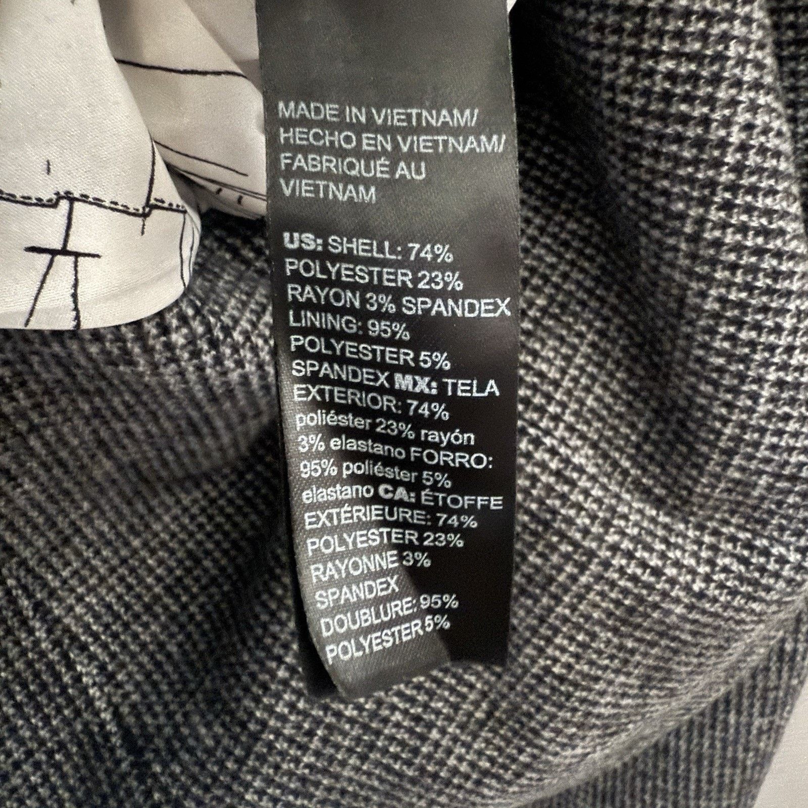 White House Black Market White House Black Market Houndstooth Signature Career Blazer Size XL / US 12-14 / IT 48-50 - 4 Thumbnail