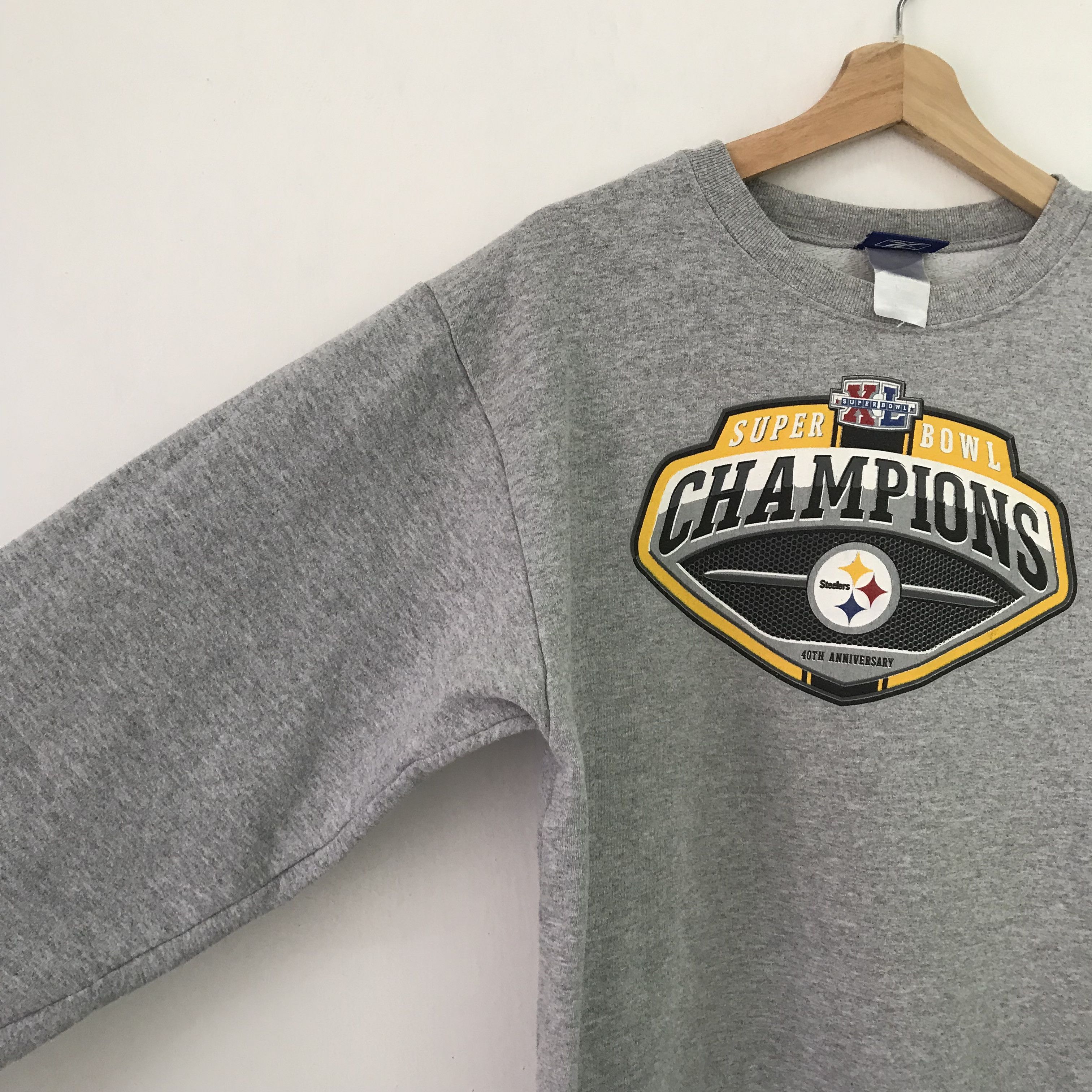 Vintage Vintage Pittsburgh Steelers Gray Sweatshirt - 507 Size US M / EU 48-50 / 2 - 4 Thumbnail