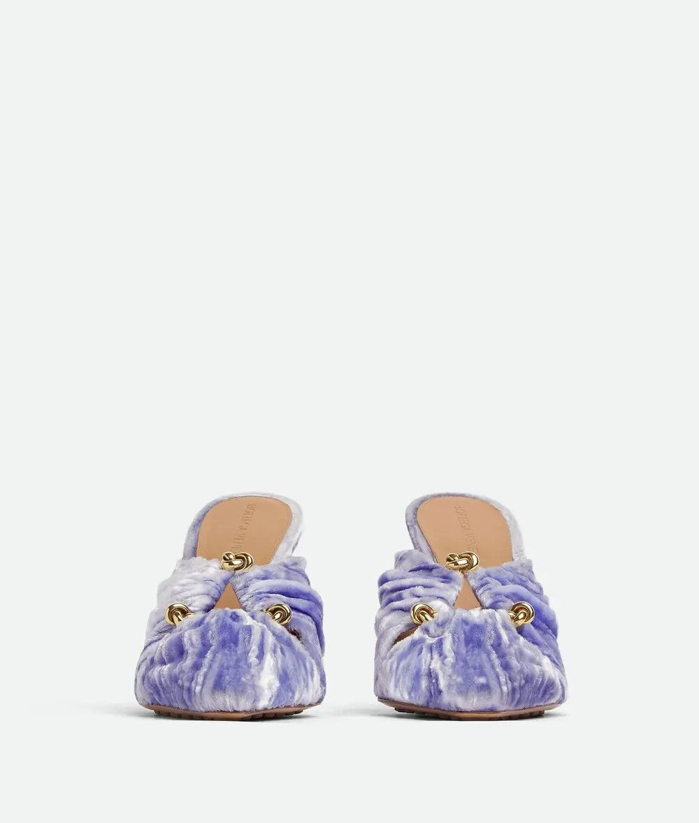 Bottega Veneta o1n1vont1225 Bunnie Mules in Purple Size US 6 / IT 36 - 2 Thumbnail