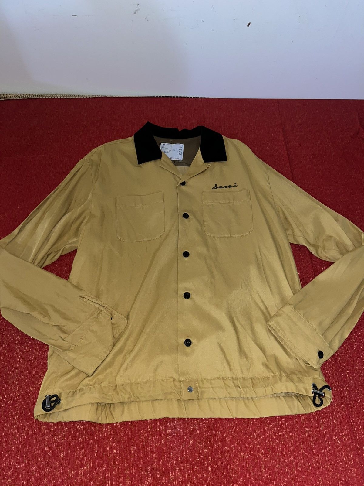 Sacai Sacai Cotton Twill Button Up Bowling Shirt. Sz 4 Size US XL / EU 56 / 4 - 21 Thumbnail