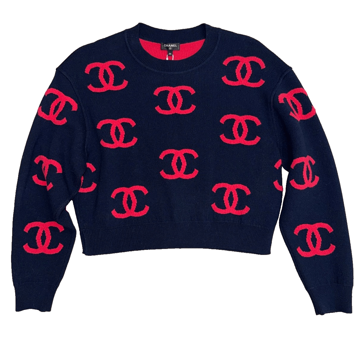 Chanel Chanel 21P Pink CC Logo Cashmere Jumper Pullover Sweater 34 Size XXS / US 00 / IT 34 - 1 Thumbnail
