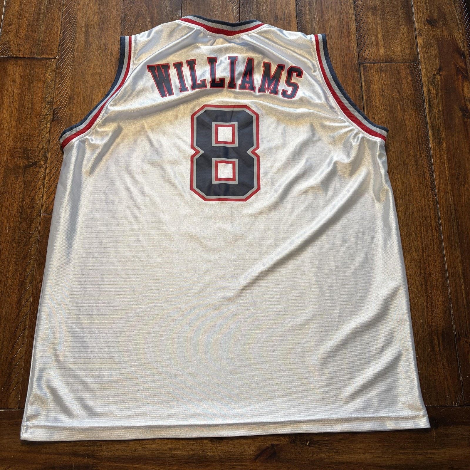 NBA New Jersey Nets Jersey XL NBA Basketball Deron Williams 8 Size US XL / EU 56 / 4 - 8 Thumbnail