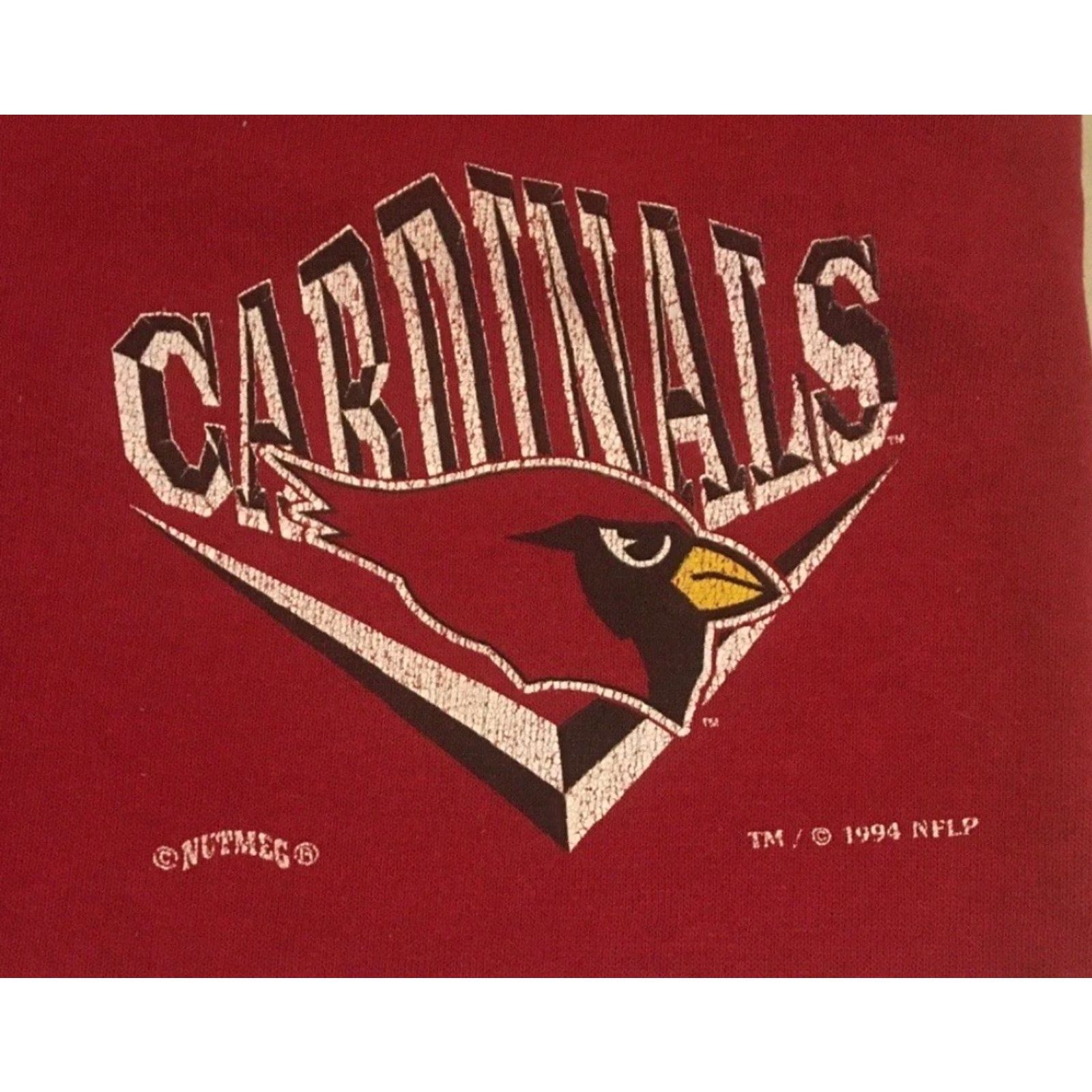 Vintage VINTAGE Arizona Cardinals Sweatpants L Red NFL 90s Grunge School Activewear Pants Mens Size US 33 - 2 Thumbnail
