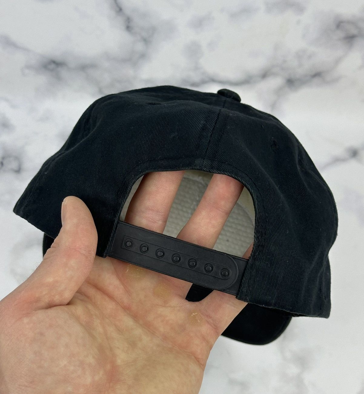 Obey Obey Adjustable Cap One Size Black with Red Logo Streetwear Size ONE SIZE - 5 Thumbnail