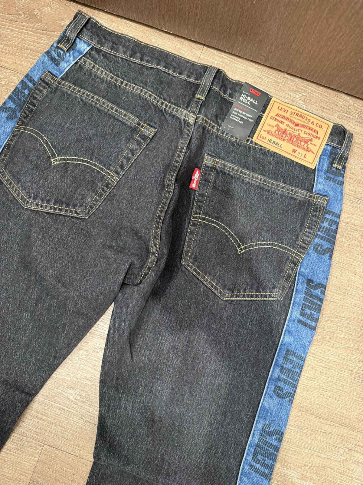 Levi's × Levi's Vintage Clothing ***FINAL DROP***RARE BRAND NEW LEVIS HI BALL ROLL DENIM 33 Size US 33 - 19 Thumbnail