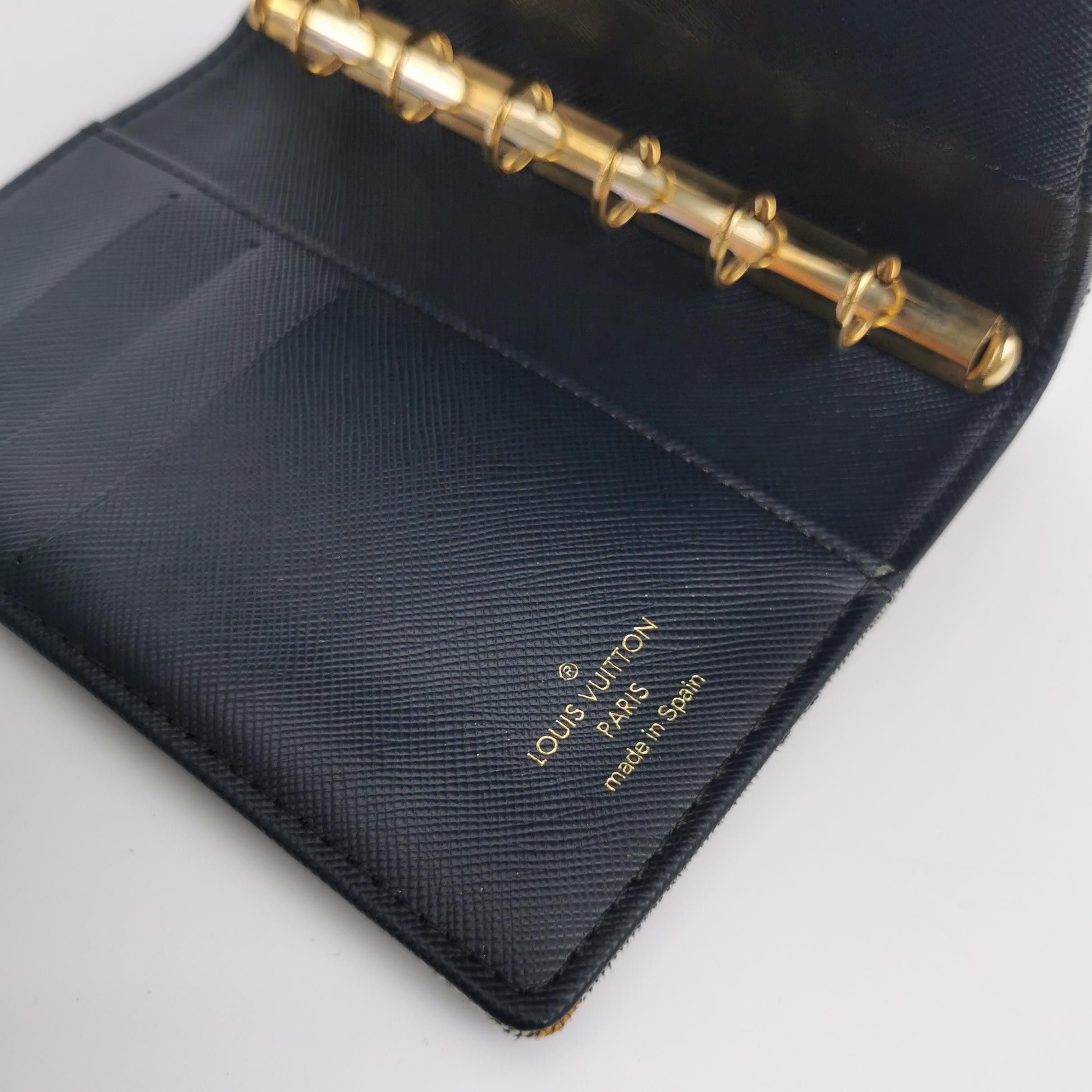 Louis Vuitton Louis Vuitton (LV) Canvas monogram notebook cover small lea Size ONE SIZE - 4 Thumbnail