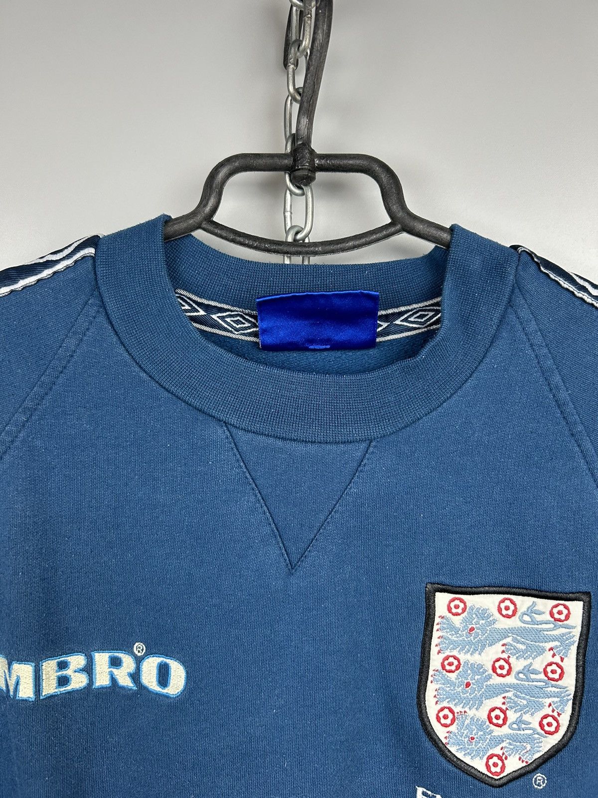 Vintage Vintage 90s England Training Sweatshirt 1998 Size US L / EU 52-54 / 3 - 2 Thumbnail