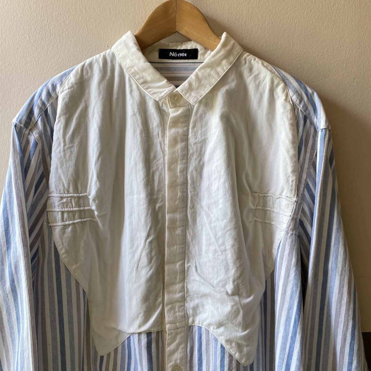 Ne-Net Ne-net Blue Stripe Bib Shirt Size US L / EU 52-54 / 3 - 5 Thumbnail