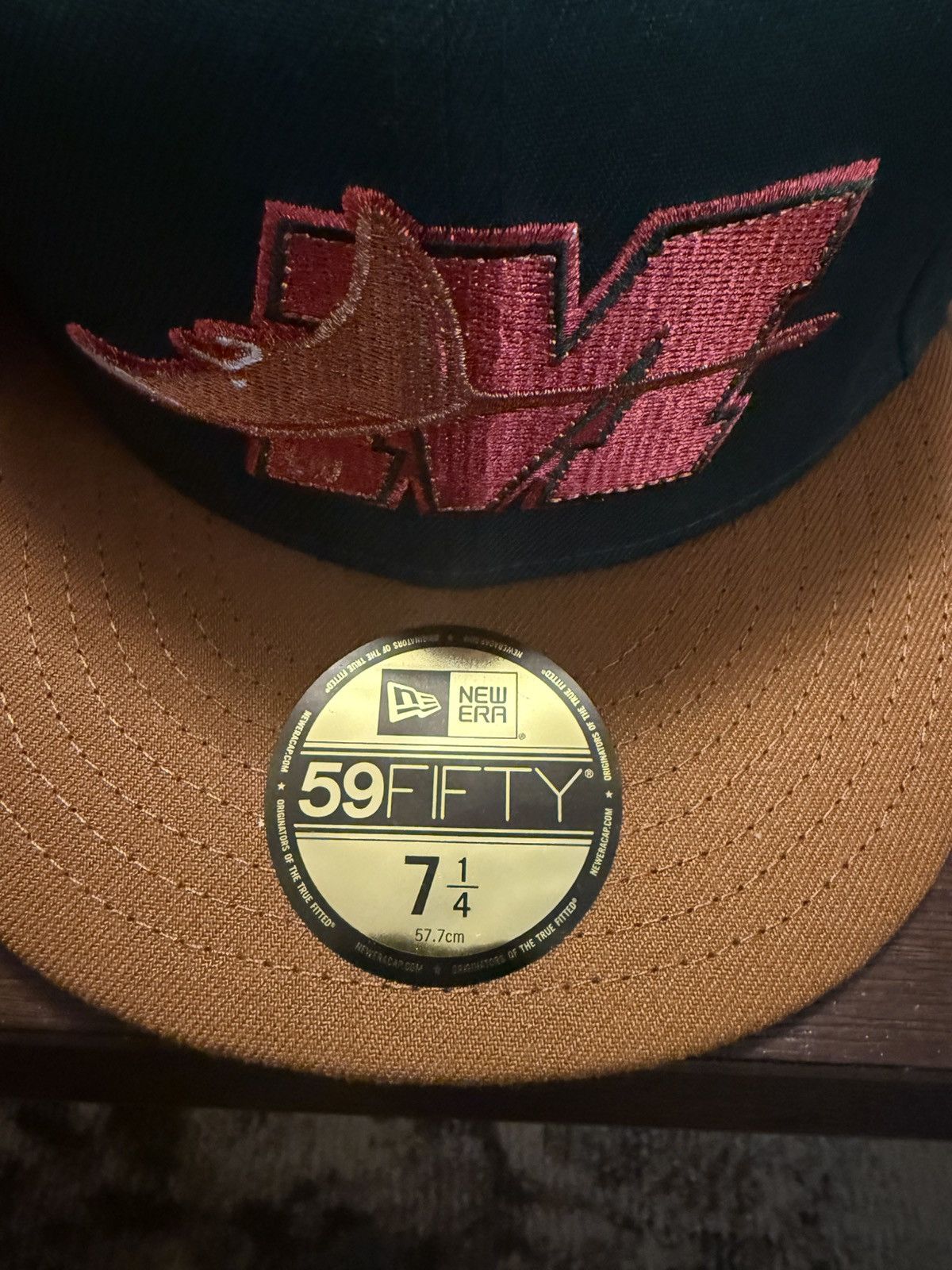 New Era 7 1/4 Southwest Michigan Devil Rays Fitted Hat Size ONE SIZE - 2 Thumbnail