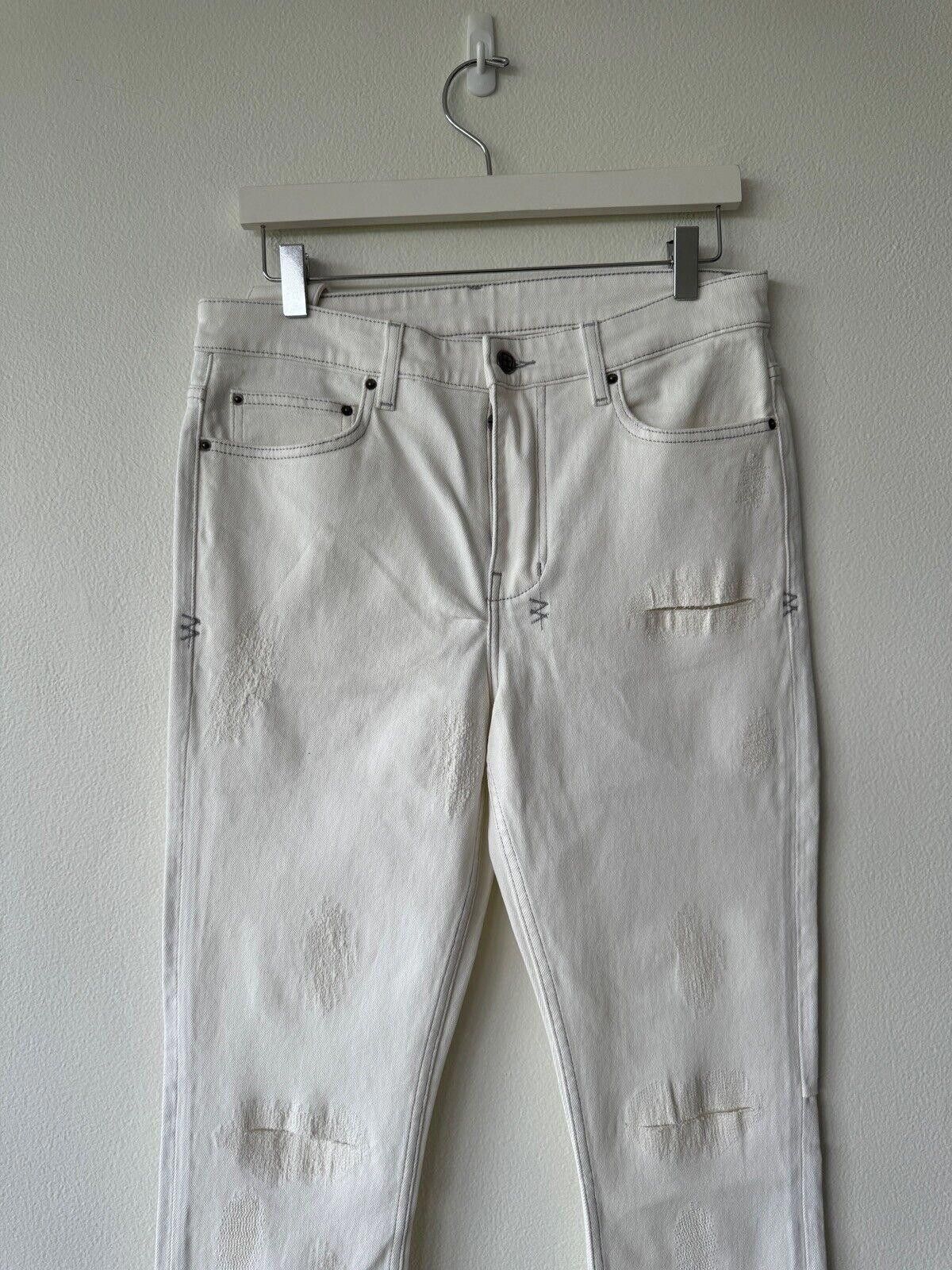 Ksubi new Ksubi mens denim jean chitch 32 stitches white ivory Size US 32 / EU 48 - 2 Thumbnail