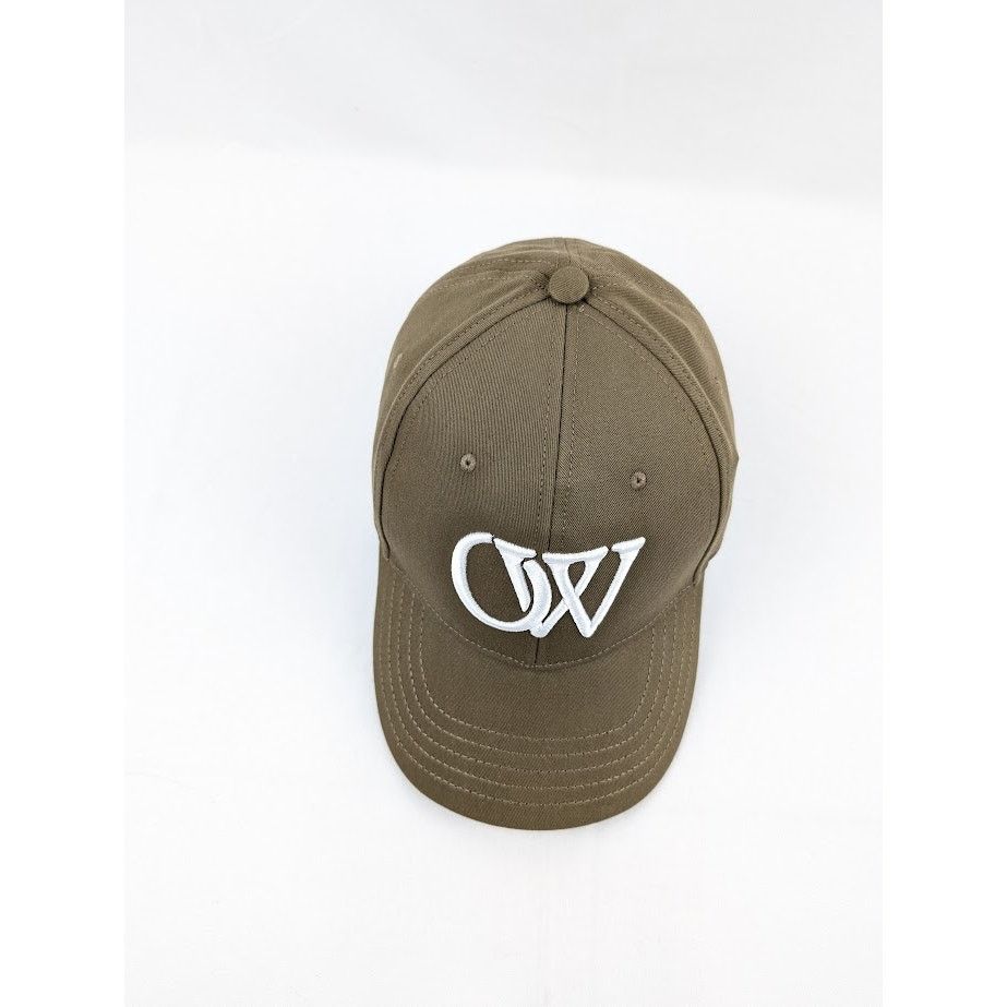 Off-White o1rshd1 Size: M OW Drill Baseball Cap Army in Green / White Size ONE SIZE - 3 Thumbnail