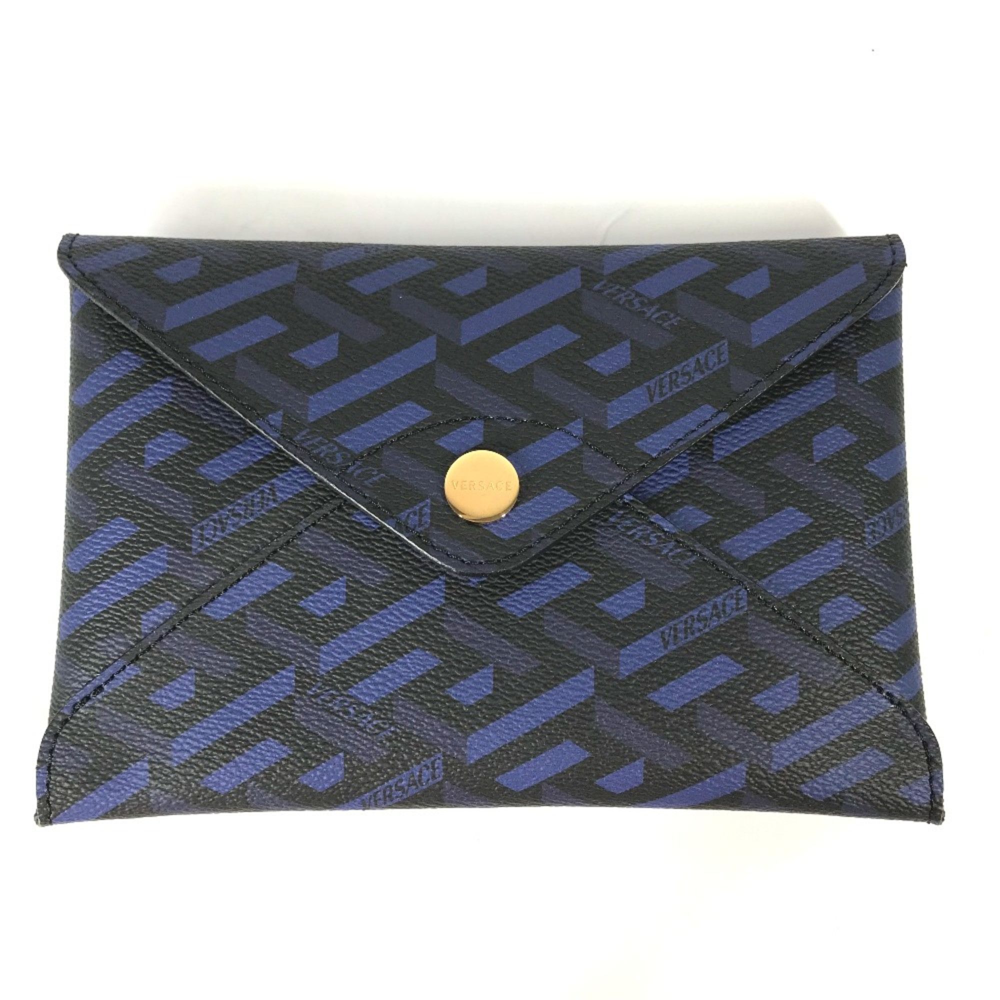 Versace Versace clutch bag bag Pouch blue Black Size ONE SIZE - 1 Thumbnail