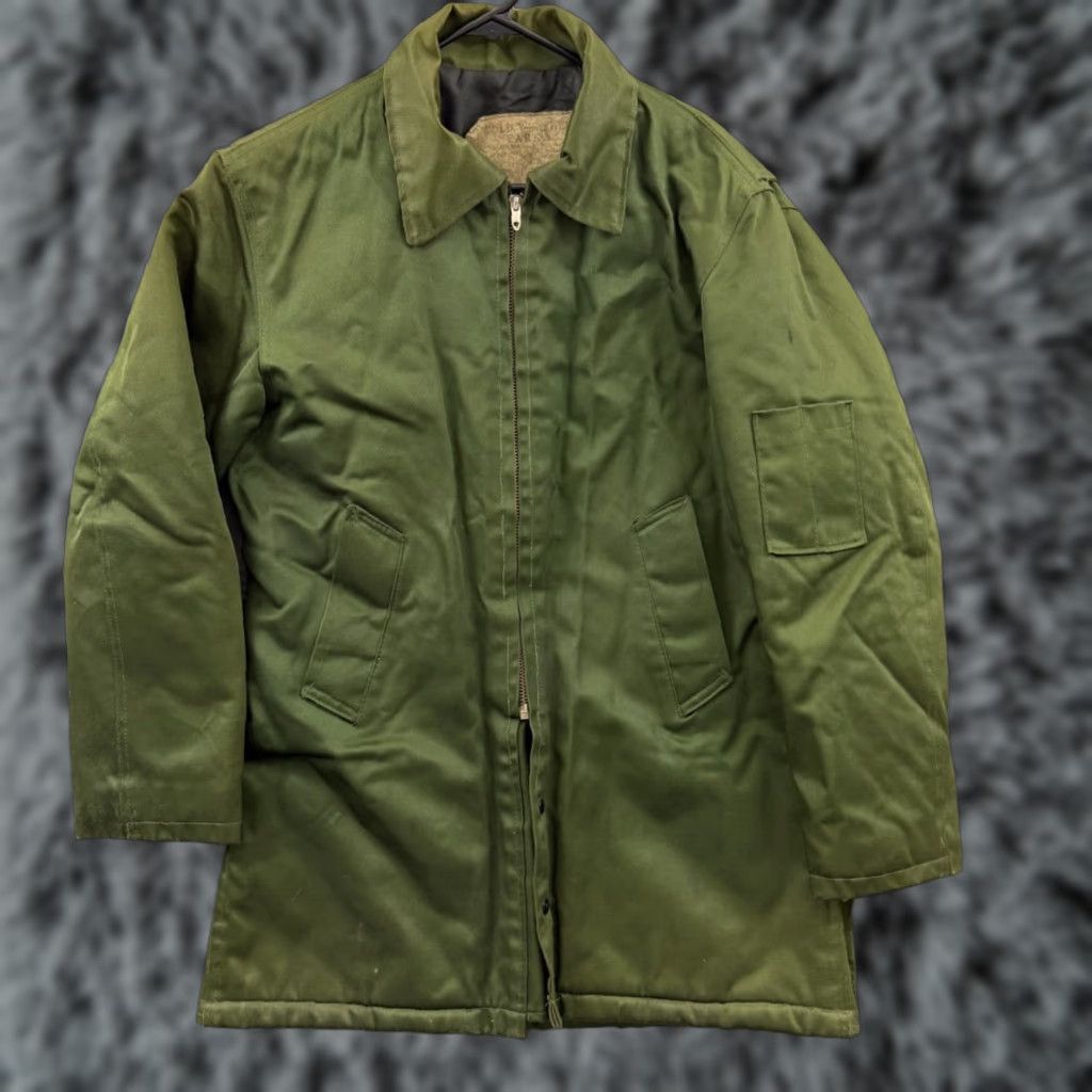 Vintage VINTAGE Army Parka Jacket Men’s Small Green Full Zip 70s Military Talon Size US S / EU 44-46 / 1 - 1 Thumbnail