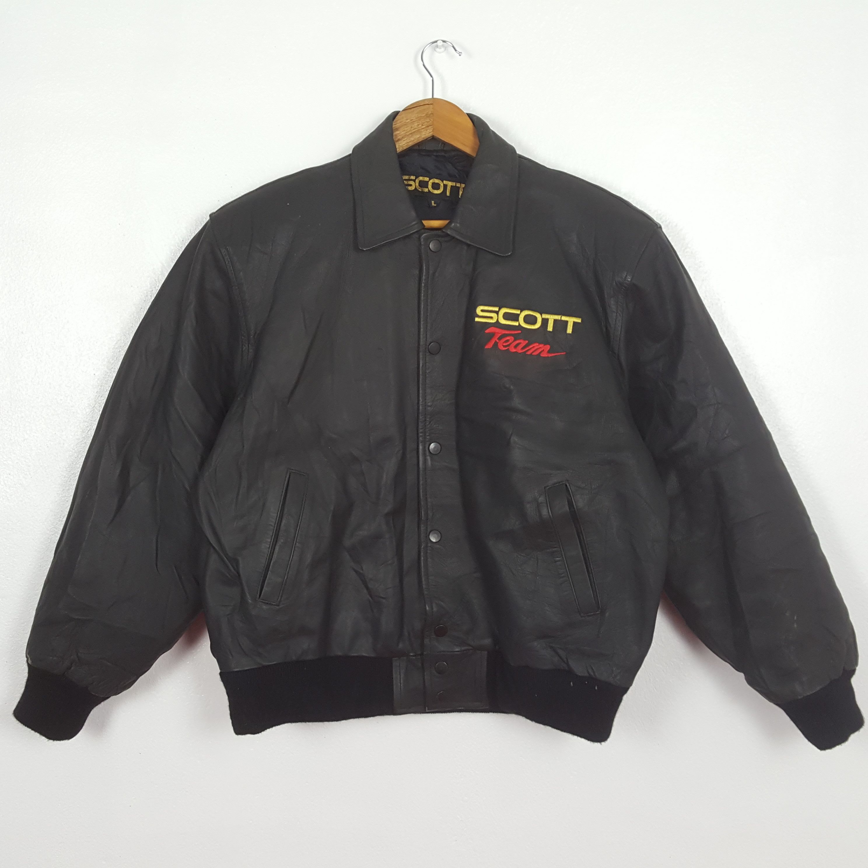 Japanese Brand Vintage Scott Team Motorsport Racing Jacket C305N6 Size US L / EU 52-54 / 3 - 3 Thumbnail