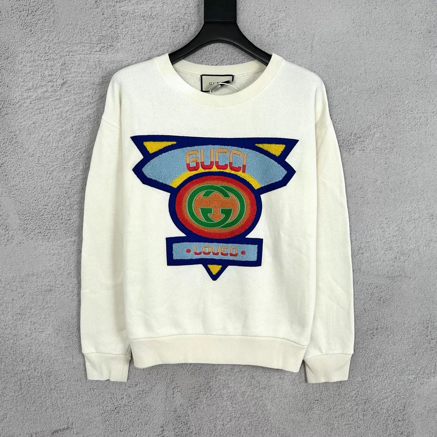 Gucci Gucci UFO Logo White Sweatshirt S New Size US S / EU 44-46 / 1 - 1 Thumbnail