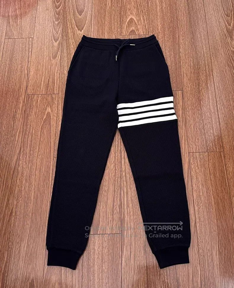 Thom Browne Thom Browne size 1 Waffle knit joggers Size US 39 - 1 Thumbnail