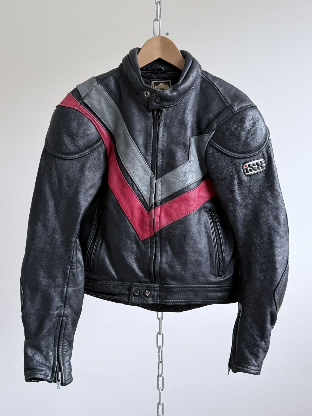 Japanese Brand Vintage IXS Moto Racing Leather Jacket Size US M / EU 48-50 / 2 - 2 Thumbnail