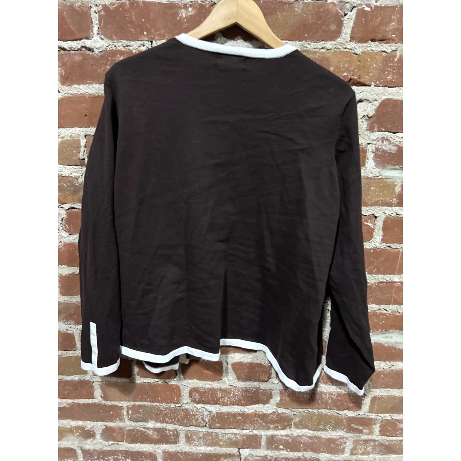 Style & Co Style & Co Cardigan Womens 2X Plus Size NWT Brown Open Sweater Size XXL / US 16-18 / IT 52-54 - 3 Thumbnail