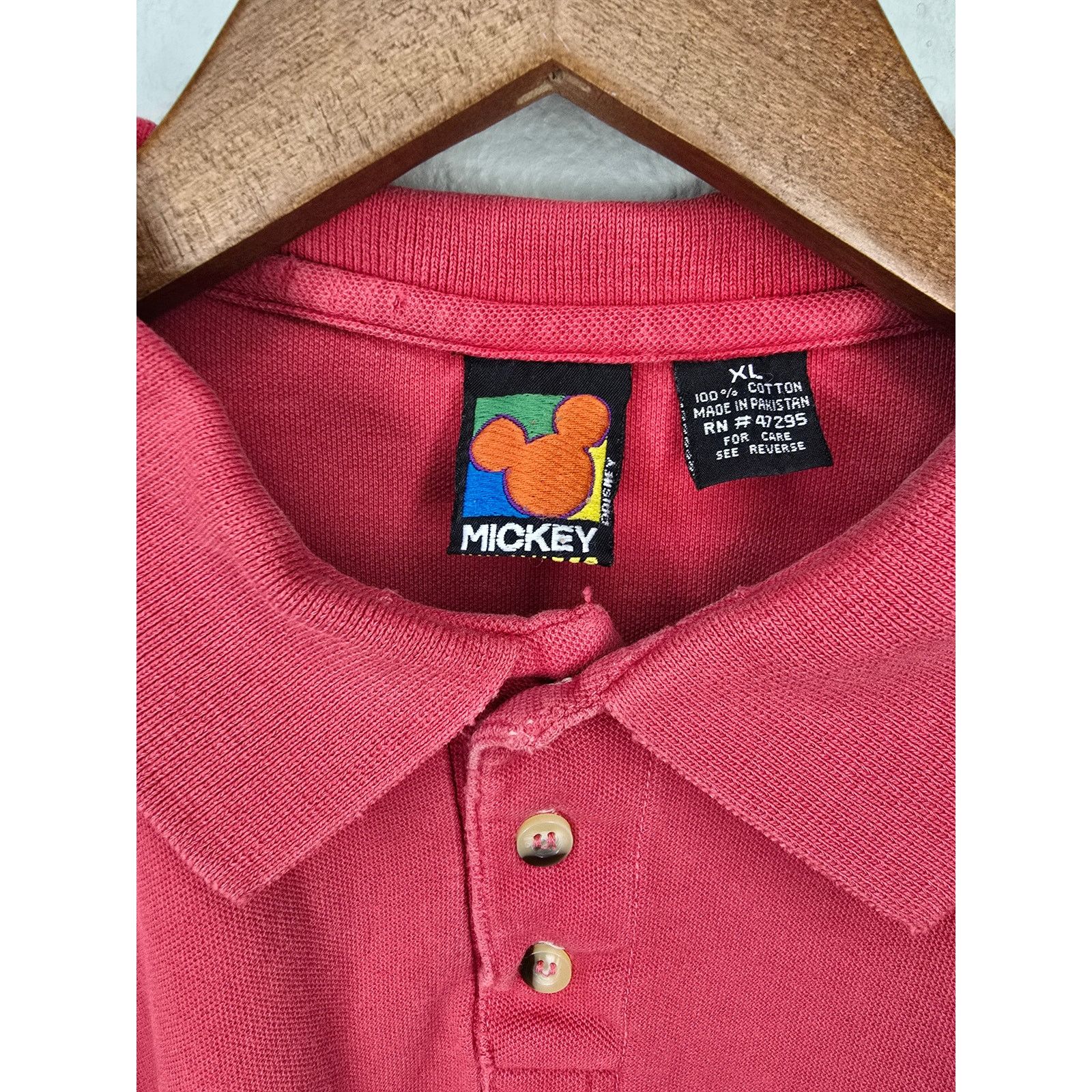 Disney × Mickey Unlimited × Vintage Vintage Womens Goofy Golf Polo Shirt XL Red Disney Golfer Size XL / US 12-14 / IT 48-50 - 8 Thumbnail