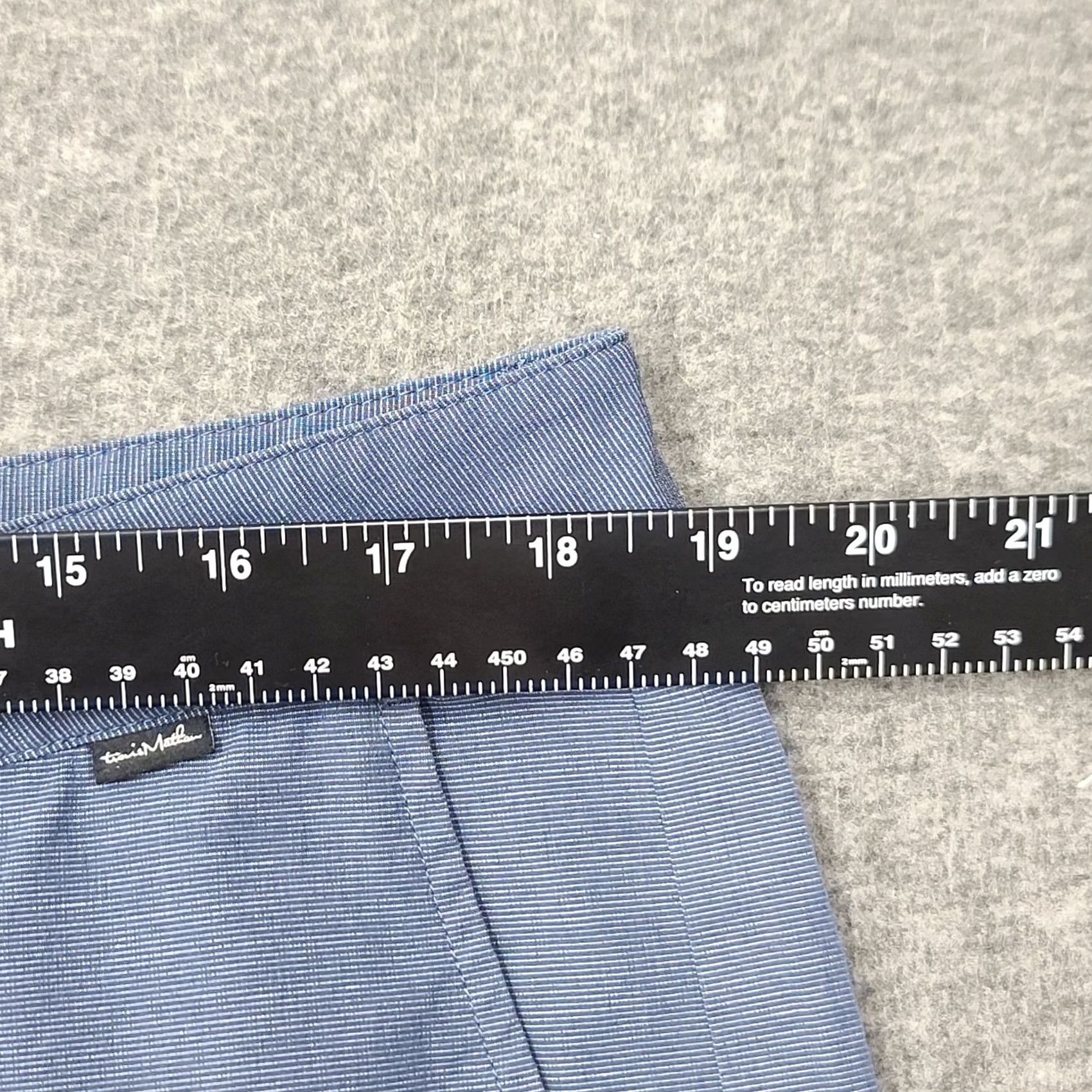 TravisMathew TravisMathew Beck Men’s 36 Blue Golf Shorts Performance Stretch Lightweight 10in Chino Casual Summer (Mens) Size US 36 / EU 52 - 5 Thumbnail