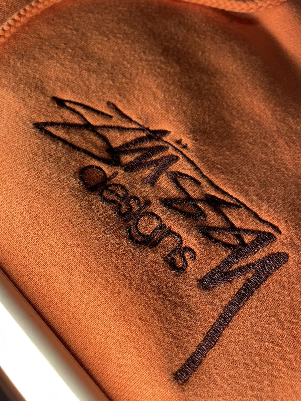 Stussy Vintage Stussy Y2K Archive Big Logo Hoodie Spellout Size US S / EU 44-46 / 1 - 8 Thumbnail