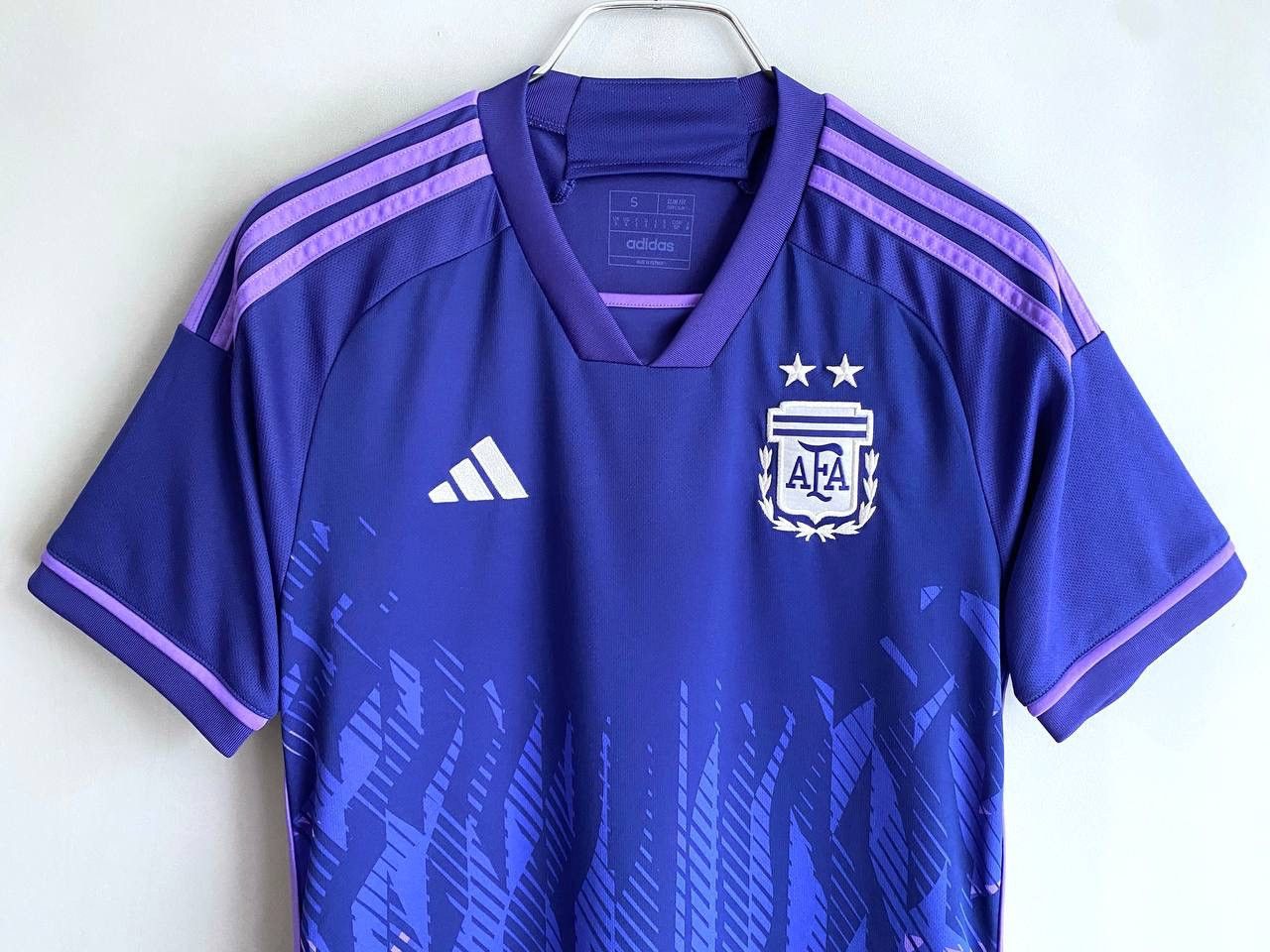 Adidas Argentina National Football Team 2022 Away Soccer Jersey, S Size US S / EU 44-46 / 1 - 3 Thumbnail