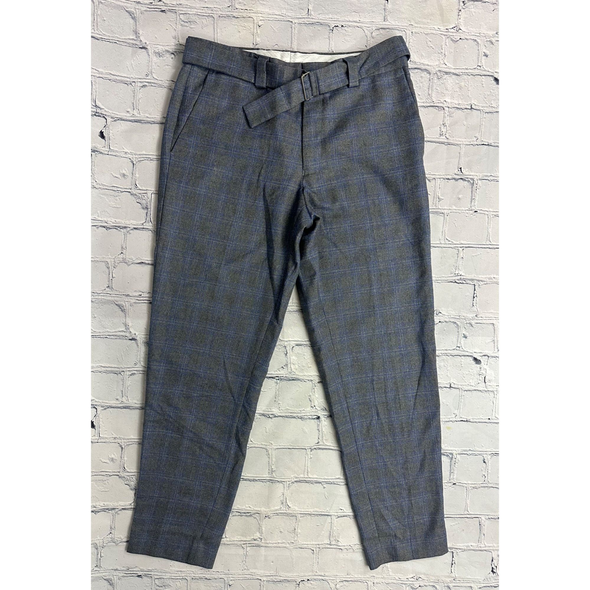 Topman Topman Pin Stripe Cropped Trousers Size US 30 / EU 46 - 1 Thumbnail